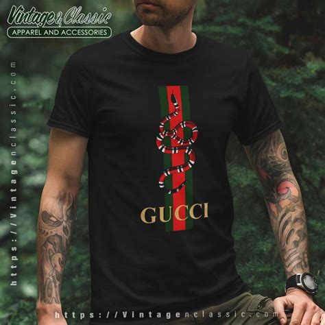 gucci snake tshirt|gucci polo shirt snake collar.